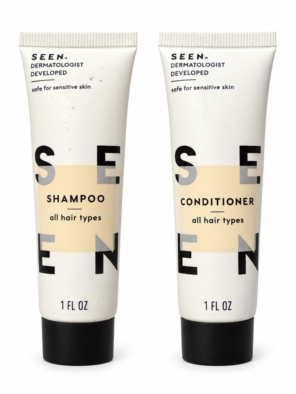 SEEN Shampoo & Conditioner Mini Duo 1oz X 2 BRAND NEW/SEALED
